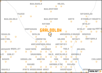map of Gaaloolow