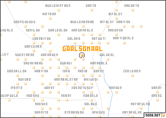 map of Gaal Somaal