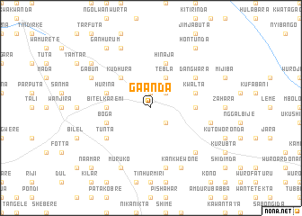 map of Gaʼanda