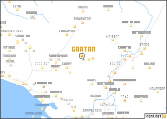 map of Gaatan