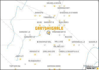 map of Gaay Dhiigaale