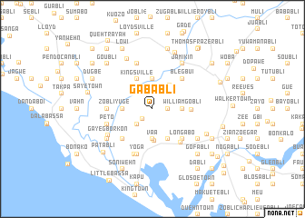 map of Gababli