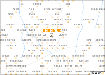 map of Gabadisa