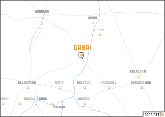 map of Gabai