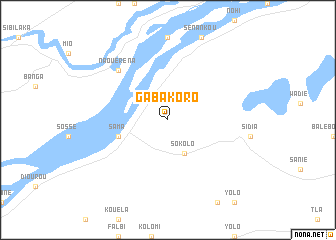 map of Gabakoro