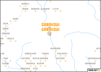 map of Gabakoui