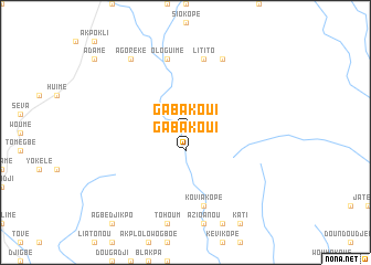 map of Gabakoui