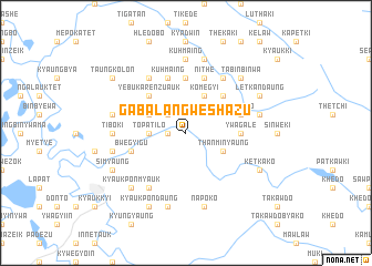 map of Gabalangweshazu