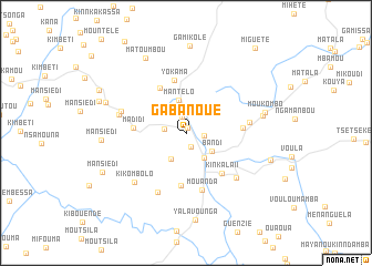 map of Gabanoué