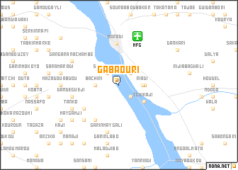 map of Gabaouri