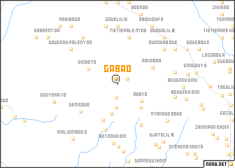 map of Gabao