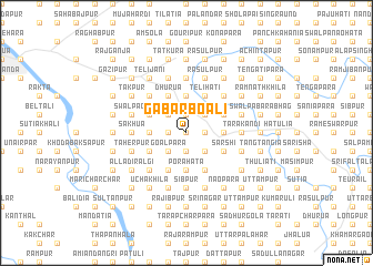 map of Gābar Boāli