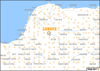 map of Gabare