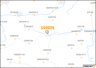 map of Gabare