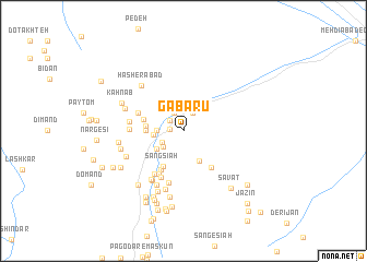 map of Gabārū
