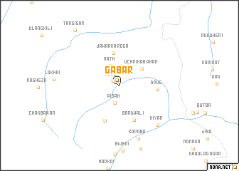 map of Gabar