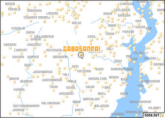 map of Gābāsanrai