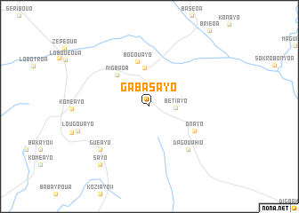 map of Gabasayo