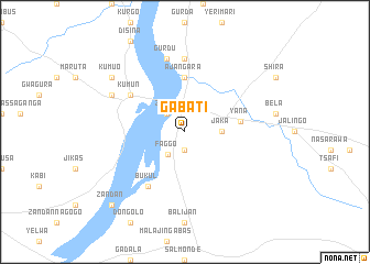 map of Gabati