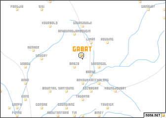 map of Gabat