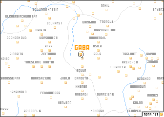 map of Gaba