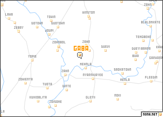 map of Gaba
