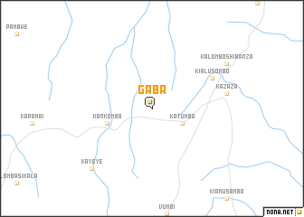 map of Gaba