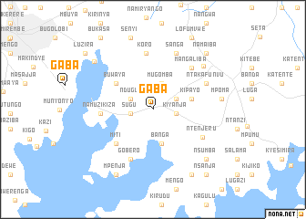 map of Gaba