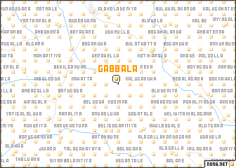 map of Gabbala