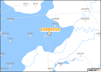 map of Gabbarua