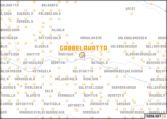 map of Gabbelawatta