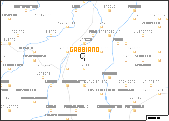 map of Gabbiano