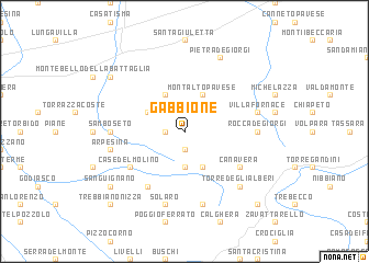map of Gabbione