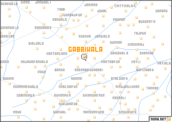 map of Gabbiwāla
