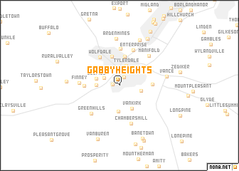 map of Gabby Heights