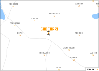 map of Gabchari