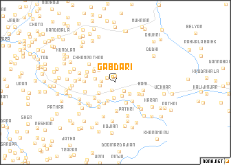 map of Gabdari