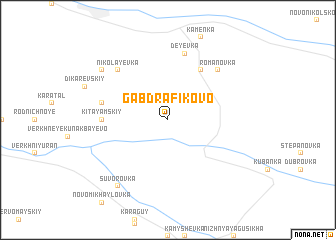 map of Gabdrafikovo