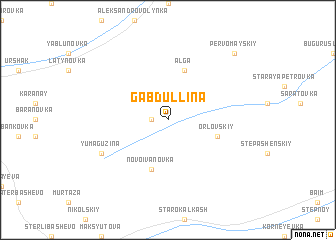 map of Gabdullina