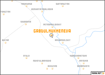 map of Gabdulmukmeneva