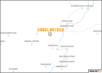 map of Gabel\