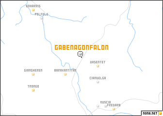 map of Gabena Gonfalon