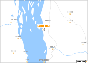 map of Gabenge