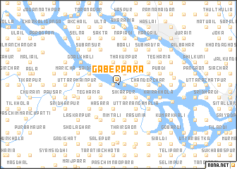 map of Gāberpāra