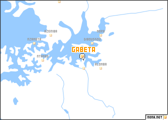 map of Gabéta