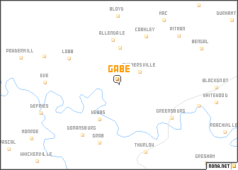 map of Gabe