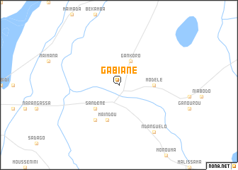 map of Gabiane