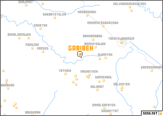 map of Gabībeh