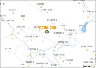 map of Gābilakā