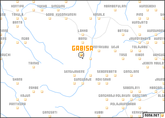 map of Gabisa